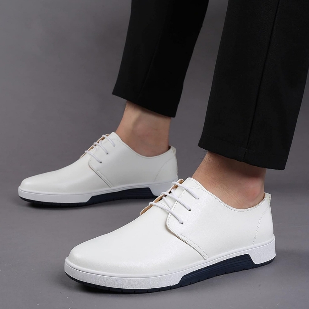 Amazon Generic Men's White Business/Oxford Shoes, Size 10